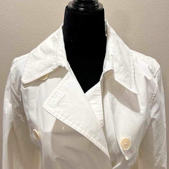 Lauren Ralph Lauren White Double-Breasted Lightweight Jacket/Blazer - Size Small - Picture 2 of 10